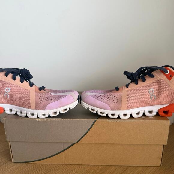 On Cloud Cloudflow “Rose Fiji” Women Running Sneakers- SZ 9 - Picture 9 of 16